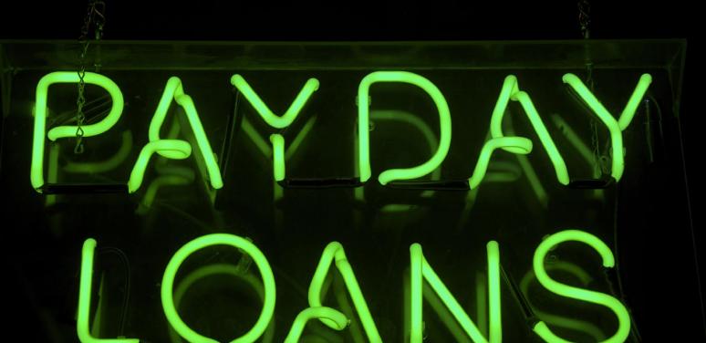 payday loans sign